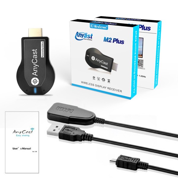 USB AnyCast M2 Plus truyền tín hiệu Wifi cho Airplay 1080P HDMI TV