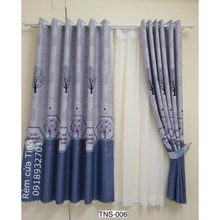 Combo trọn gói rèm cửa sổ may sẵn cho cửa ngang từ 1m đến 2m