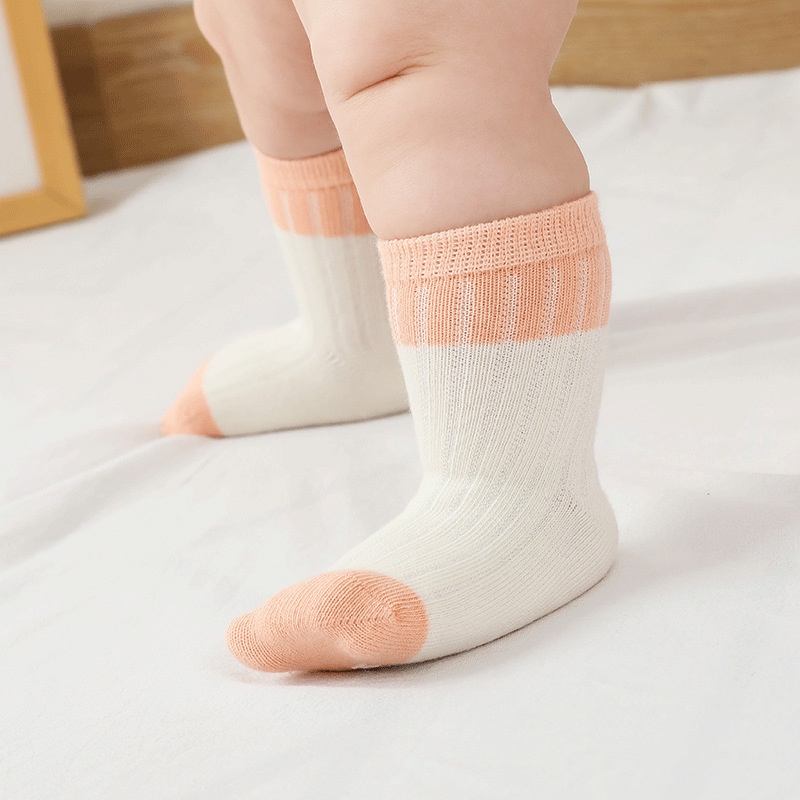 Vớ Cotton Mềm Chống Trượt Cho Bé Sơ Sinh Từ 0-3 Tuổi