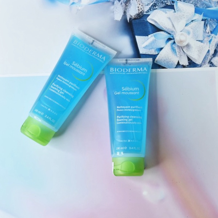 Gel rửa mặt tạo bọt, không chứa xà phòng Bioderma Sebium Gel Moussant 45ml -Từ Hảo