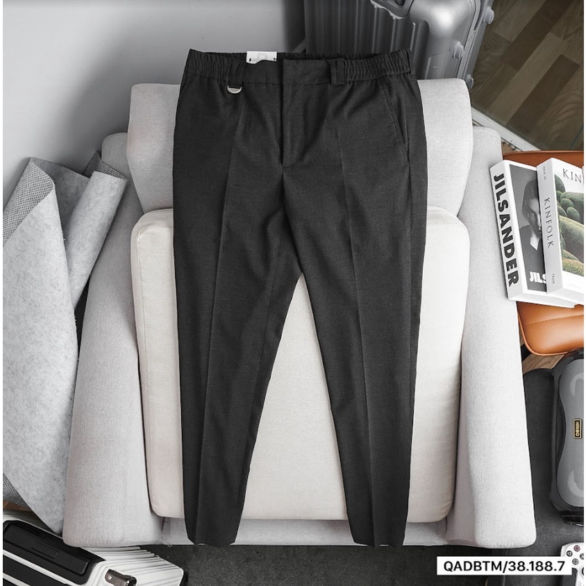 Quần tây/ quần âu nam chất vải tuypxi, thiết kế lưng chun co dãn thoải mái