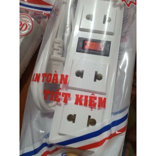 Ổ cắm điện loại dài, 6 lỗ cắm có dây (loại tốt)