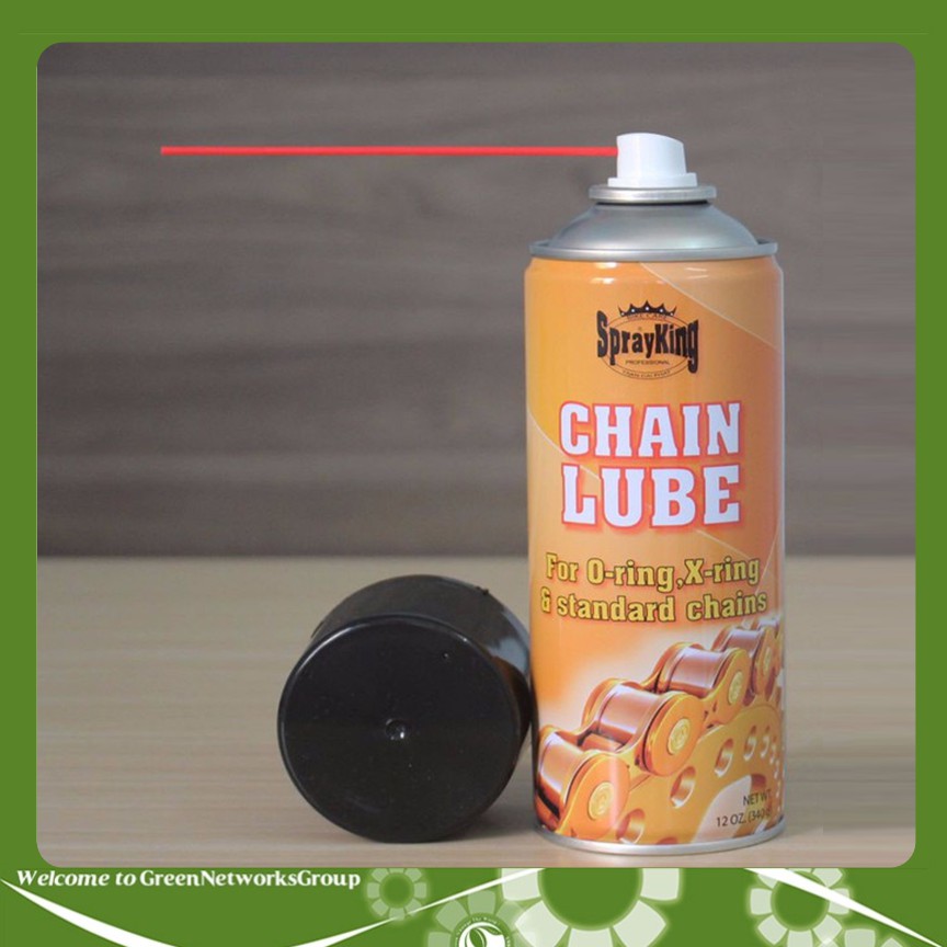 Chai xịt bảo dưỡng sên SprayKing Chain Lube 400ml - Greennetworks