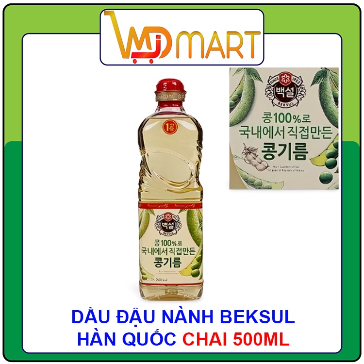 DẦU ĐẬU NÀNH BEKSUL HÀN QUỐC 500ML