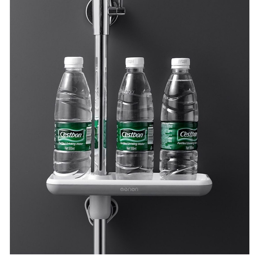 Kệ nhà tắm để đồ Oenon cao cấp lắp vòi sen không cần khoan tường tháo lắp dễ dàng