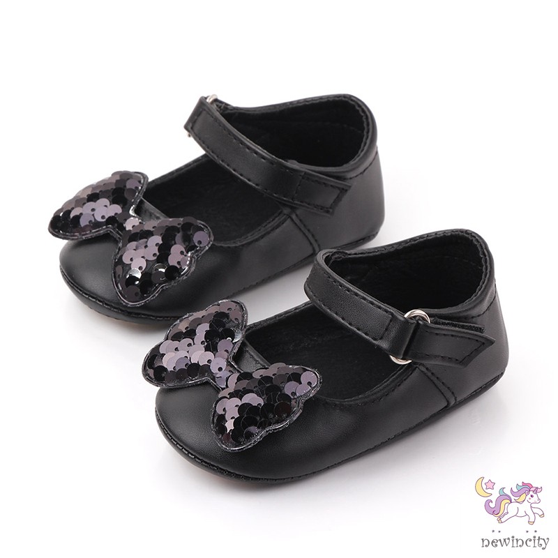 Giày Búp Bê Phối Nơ Xinh Xắn Cho Bé Gái Tập Đi