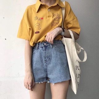 Quần Short Jean Lưng Cao ( Hình Thật Ảnh Cuối)