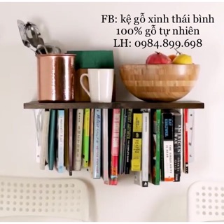 Kệ gỗ treo tường Ngược độc đáo