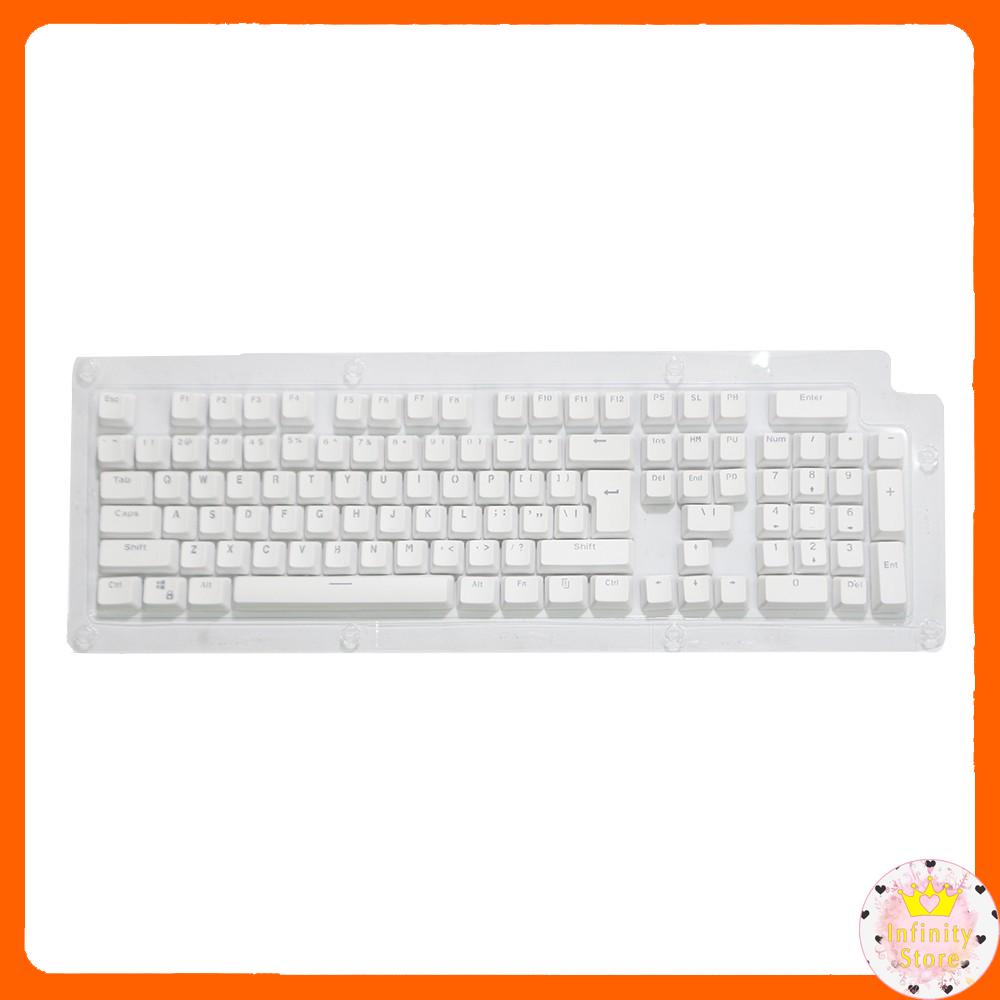 SET KEYCAP PBT DOUBLESHOT 104 PHÍM CHẤT LƯỢNG CAO CẤP ĐỦ MÀU INFINY DECOR