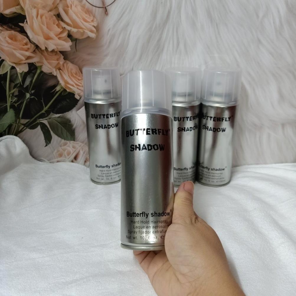 Gôm xịt tóc Butterfly Shadow Chính hãng, Gôm bạc giữ nếp tạo kiểu nam nữ