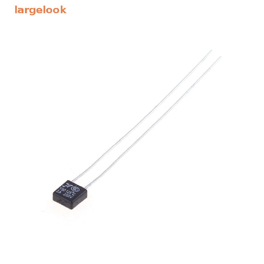 Set 10 Cầu Chì Động Cơ Quạt Vuông Màu Đen 2A 250V 115 120 125 130 135 140 145 150 Độ Có Công Tắc Nhiệt Độ