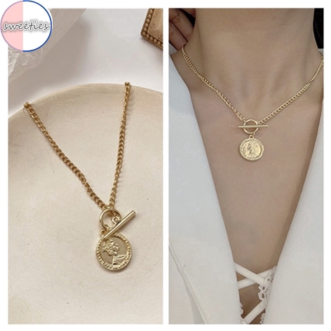 Dây Chuyền Hợp Kim Hình Đồng Xu Xinh Xắn