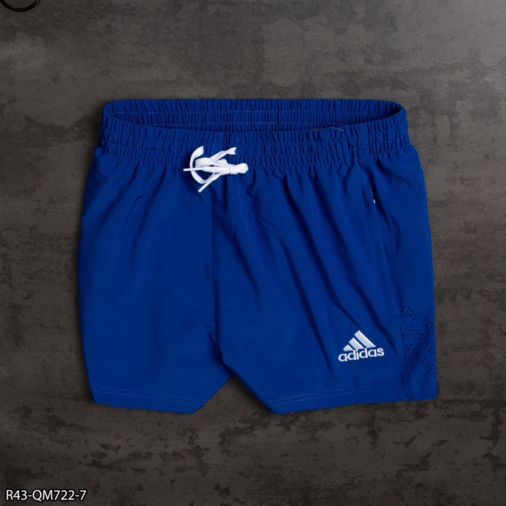 Quần short Run thể thao nam ADIDAS trên gối 2 lớp R43 thêu logo- Thời Trang Nam VNXK