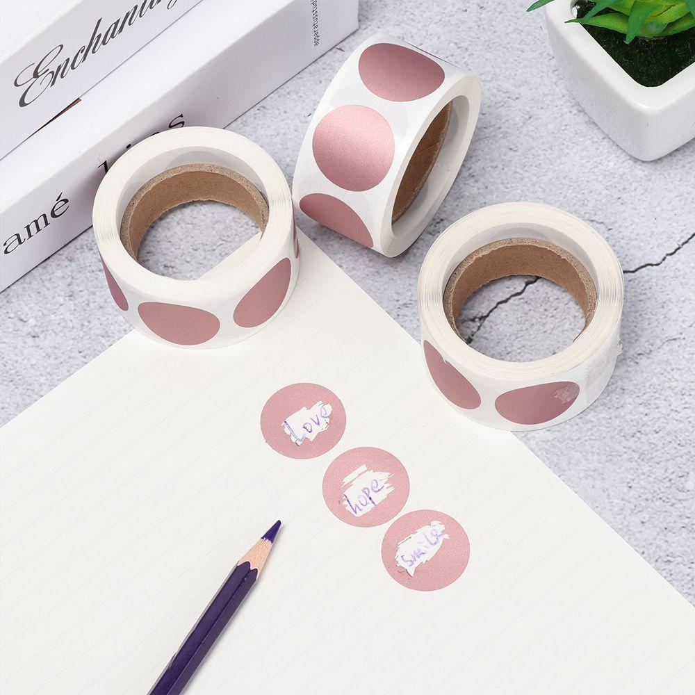LET Set 300 Thẻ Dán Hình Tròn Chống Trầy Trang Trí Tiệc Cưới