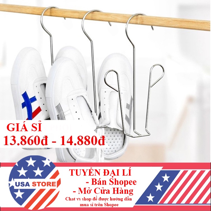 Móc Treo Phơi Giày Dép Inox 304 Siêu Bền Không Gỉ
