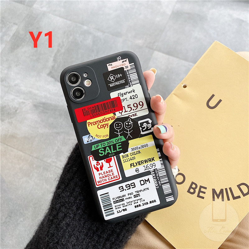 Ốp điện thoại mềm in họa tiết nhãn hiệu cho Iphone 11 Pro Max 6s 7 8 Plus 12 Pro Max X Xr Xs Max Se 2020