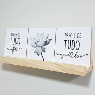 Kệ gỗ gắn tường đa năng có thanh chắn