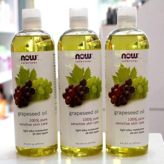 [BILL MỸ] Tinh Dầu Hạt Nho Now Solutions Grapeseed Oil