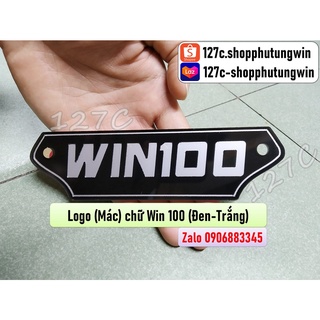 [HCM] Logo (Mác) chữ Win 100 (Đen-Trắng/ Đỏ-Trắng)