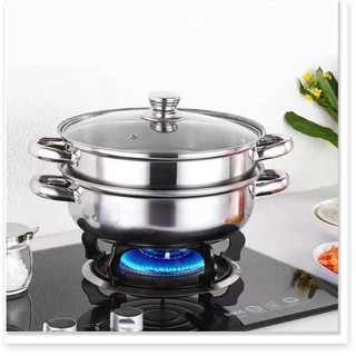 Nồi hấp 2 tầng đa năng 28cm
