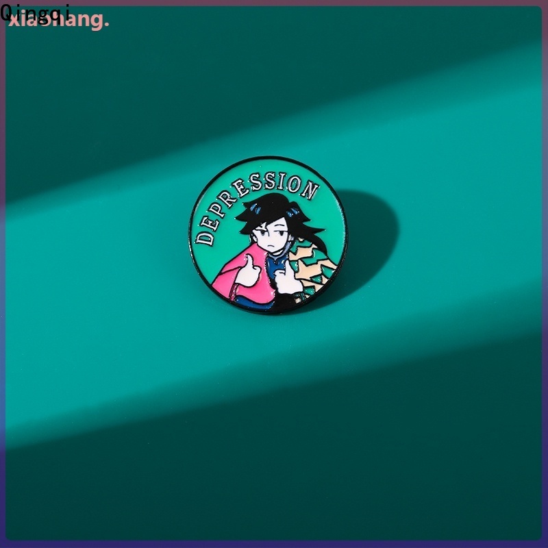 Ghim cài áo Miss Zoe hình nhân vật anime Demon Slayer Kimetsu No Yaiba tặng cho fan