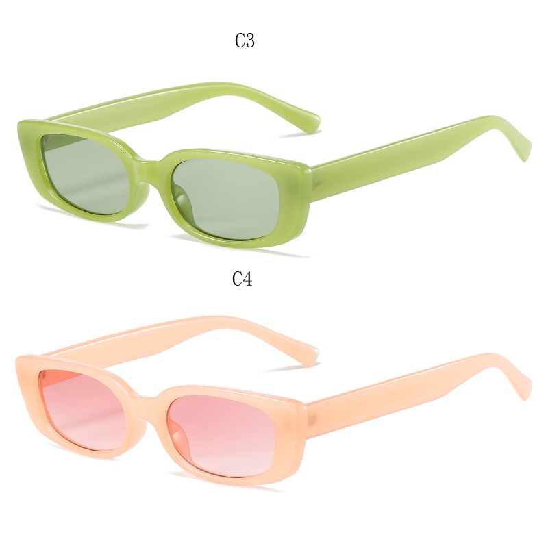 Kính Mát Gọng Vuông Nhỏ Nhiều Màu Sắc Thời Trang Cho Nữ