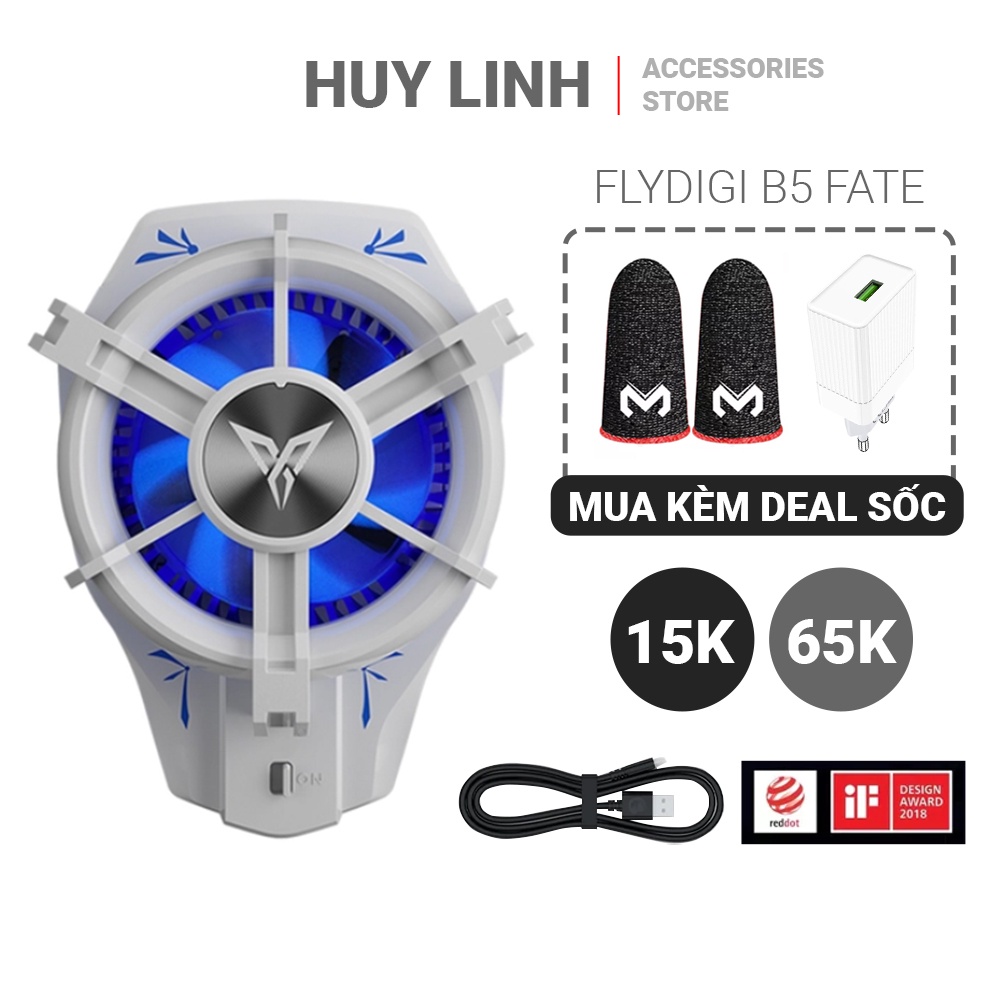 Flydigi B5 Fate | Sò lạnh kiêm quạt tản nhiệt cao cấp | Công suất lên đến 15W