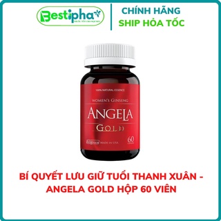 Sâm Angela Gold bổ sung nội tiết tố nữ Hộp 60 viên