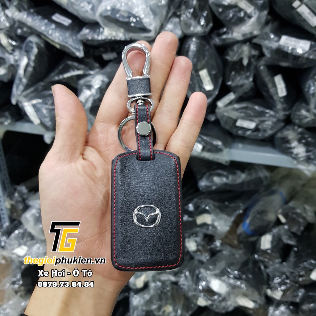 Bao da chìa khóa xe Mazda 3 All New 2020