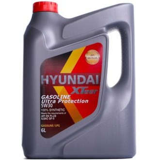 Dầu nhớt ô tô máy xăng HYUNDAI XTEER  Gasoline Ultra Protection 5W30 SP 6L