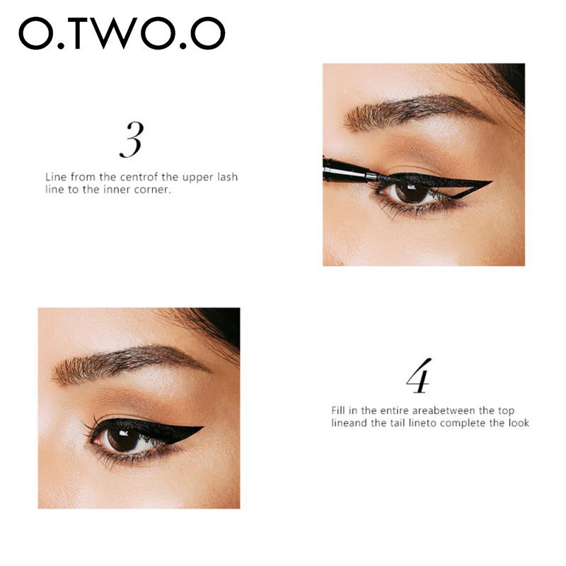 O.TWO.O Black Waterproof Natural Lasting EyeLiner Pen Cosmetic Tool | BigBuy360 - bigbuy360.vn