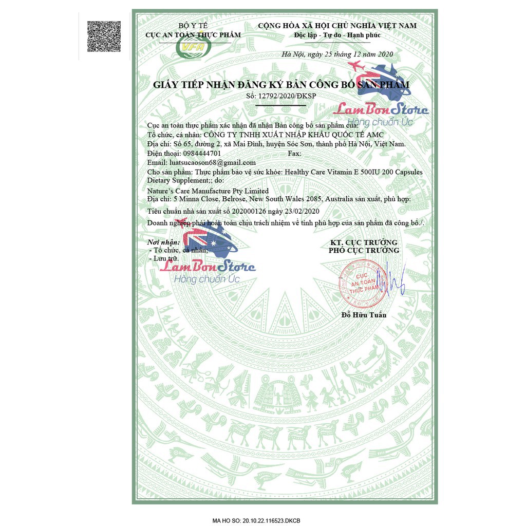 [Có Tem Chemist] VITAMIN E HEALTHY CARE 500IU 200 viên - Xuất xứ Úc | Thế Giới Skin Care