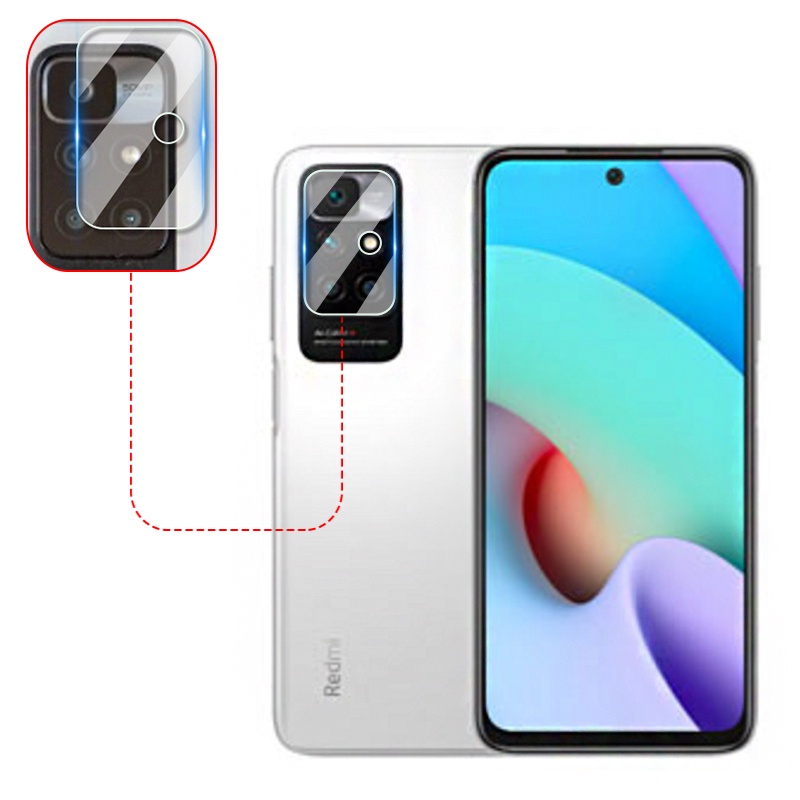 1-5 Miếng dán cường lực bảo vệ camera sau cho Xiaomi Redmi 10 / Prime 4G 6.5"
