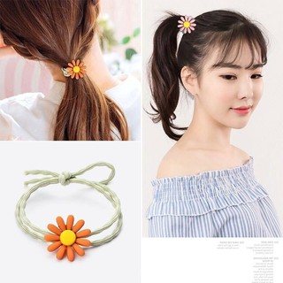 10 Dây buộc tóc Hàn Quốc hoa cúc cực đẹp DBT01