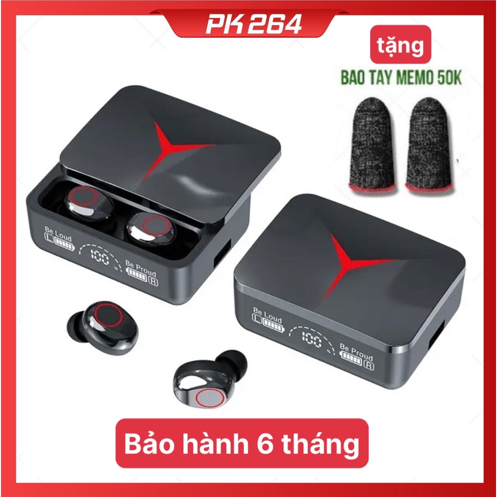 Tai nghe bluetooth Mẫu Mới M90 Pro Tai nghe không dây thể thao Bluetooth 5.3 Âm bass Cực hay Chống ồn Chống nước