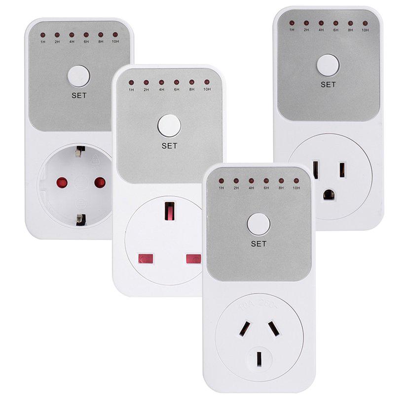 nice☆Mini LED Countdown Timer Switch Socket Outlet Plug-in Time Control EU Plug