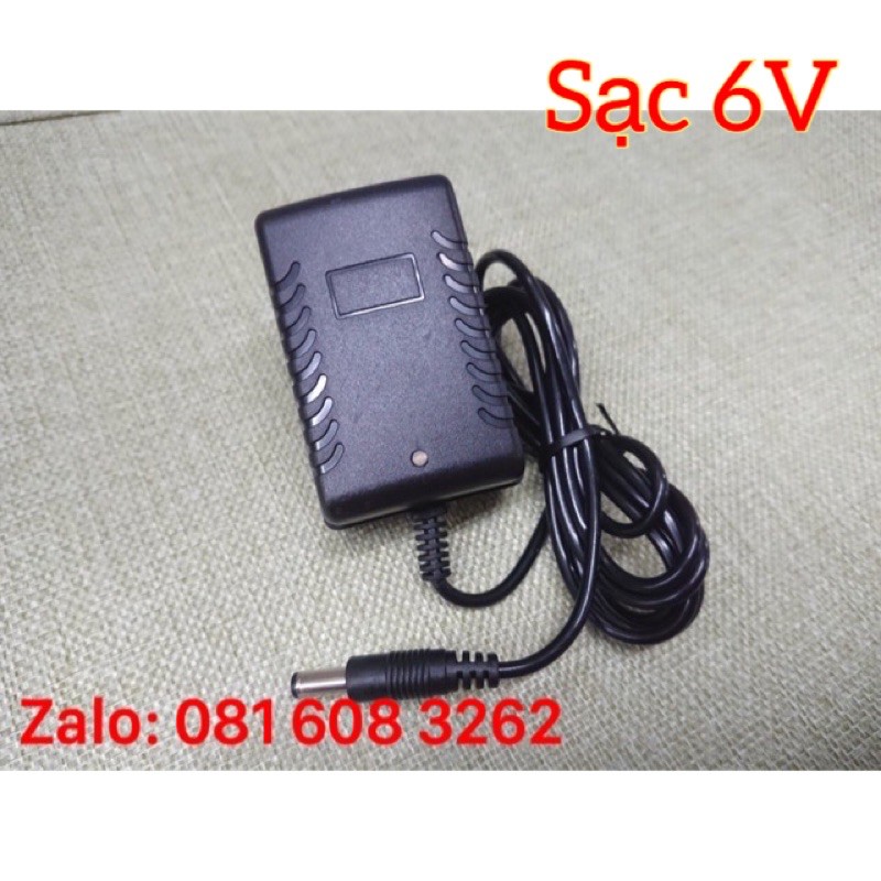 Sạc 6V-1000mA cho ô tô , xe máy điện trẻ em ( Có đèn báo đầy)