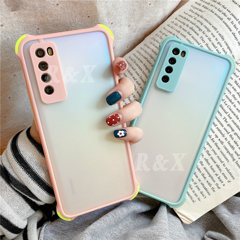 Ốp điện thoại chống va đập cho Oppo F11 Pro F9 A1K A3S A5 A92 A52 Reno 4