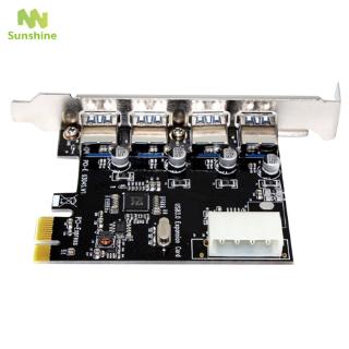 Card Mở Rộng 4 Cổng Usb 3.0 Pci-E