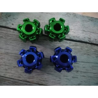 Cặp gù chống đổ CNC gắn phuộc trước xe máy