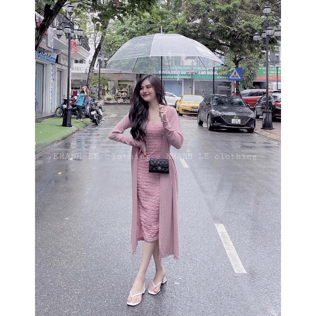 váy body khoác cadigan | BigBuy360 - bigbuy360.vn