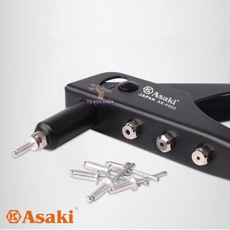 Kìm rút đinh Asaki Rivet 9,5'' AK-6800, hàng chuẩn chính hãng, chất lượng cao, rút đinh nhanh chóng, dễ dàng