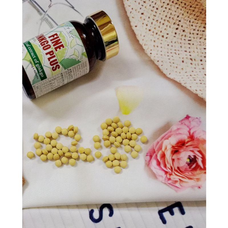 0Fine Ginkgo Plus giảm stress, tăng trí nhớ, cải thiện chứng đau đầu, mất ngủ.