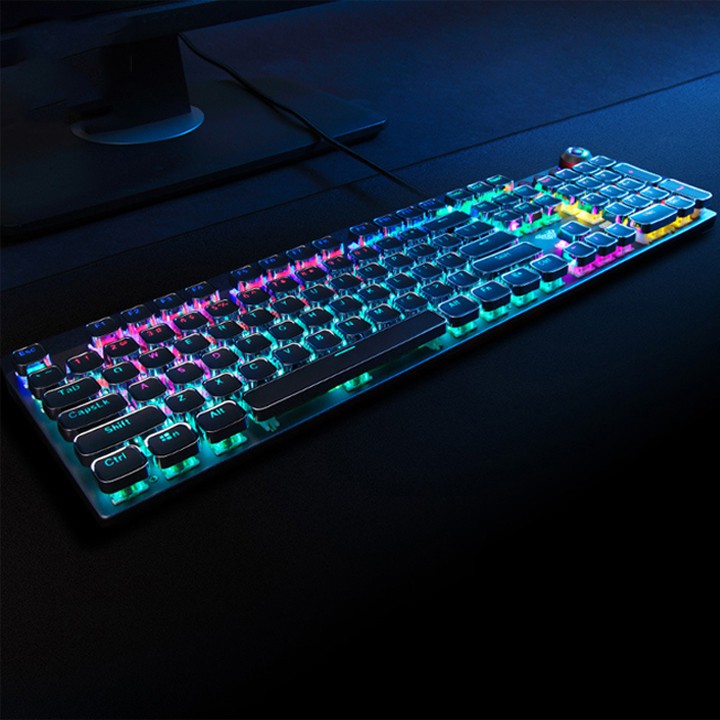 Bàn phím cơ F2088 cao cấp, bàn phím gaming Blue switch siêu nảy với 22 chế độ led - Bảo Hành 12 Tháng.