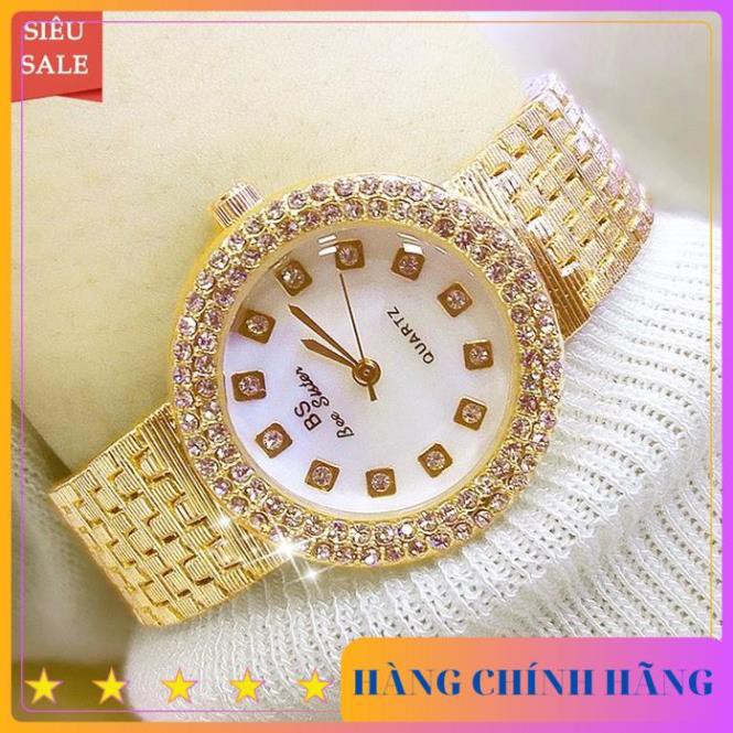 [ HÀNG CHÍNH HÃNG ] Đồng hồ nữ BS BEE SISTER ROSIA Mặt Xà Cừ Sang Trọng - Tặng Kèm Pin ĐH Dự Phòng