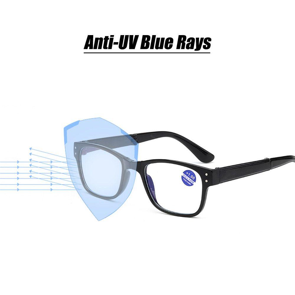 Mắt Kính Đọc Sách Chống Tia UV Xanh Dương Thời Trang Cho Nam