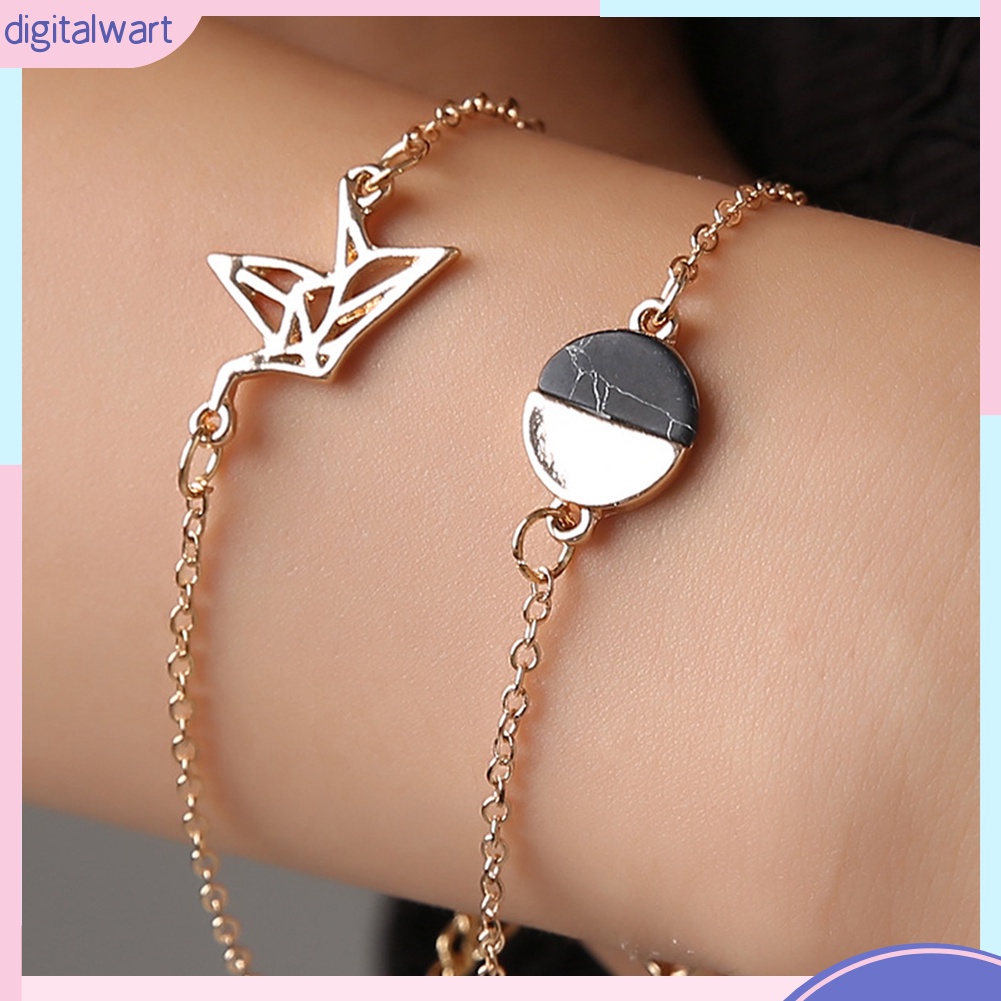 Set 2 vòng tay chuỗi hạt thời trang cho nữ