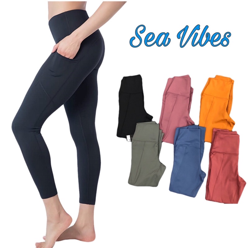 Quần Legging Tập Gym Tập Yoga Cạp Cao Hàng Xuất Xịn