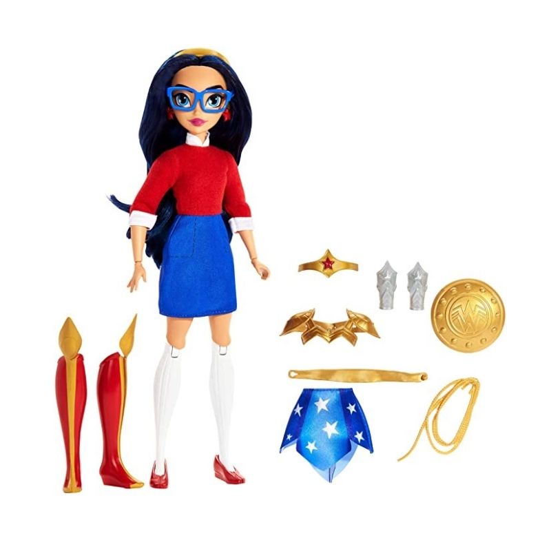 Đồ Chơi DC Toy Nữ Anh Hùng Wonder Woman Phiên Bản Xì Teen 11 Inch GBY52/GBY51