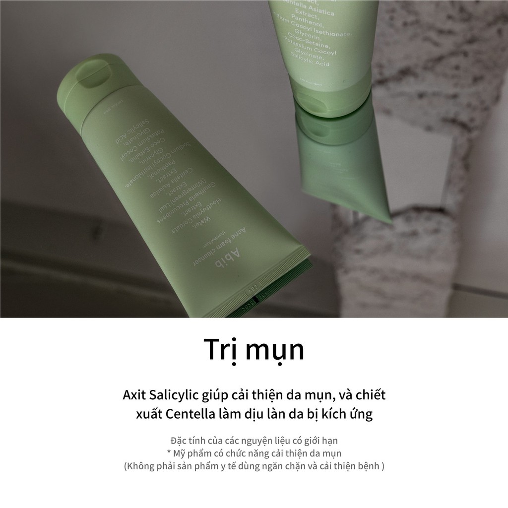 Sữa rửa mặt Abib thành phần diếp cá hỗ trợ giảm mụn làm sạch da 150ml/250ml